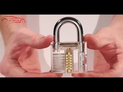 12pcs 黒 鍵師 ツール 鍵 ピック セット 透明 鍵 ピック 練習 キット ツール