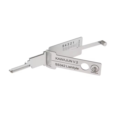 購入 Lishi 2in1 Residential Civilian tools Lock Cylinder Opening Tool(SS342) Reader for japan KAWAJUN Locksmith Tools オンライン製造