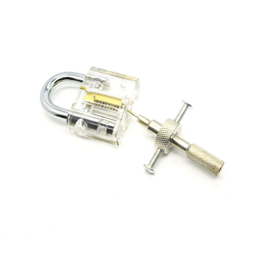 購入 透明ダイヤモンド 練習用パッドロック メタル アクリル 練習用ロックピック 初心者向け 練習用 オンライン製造