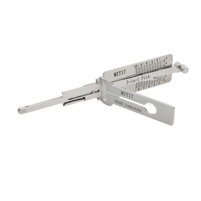 購入 Lishi ロックツール MIT17-10cuts SS103 2 in 1 三菱ドアロックオープナー用 オンライン製造